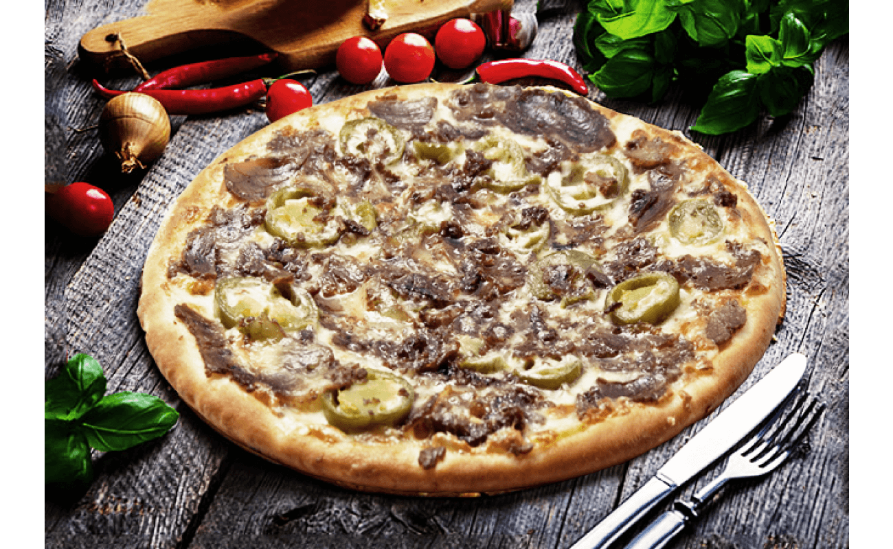 Kavurmalı Pizza